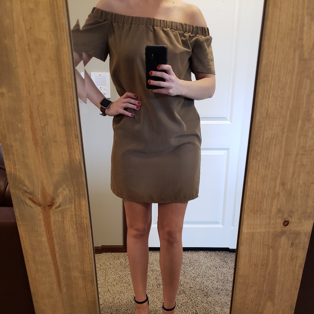 Off the shoulder dress